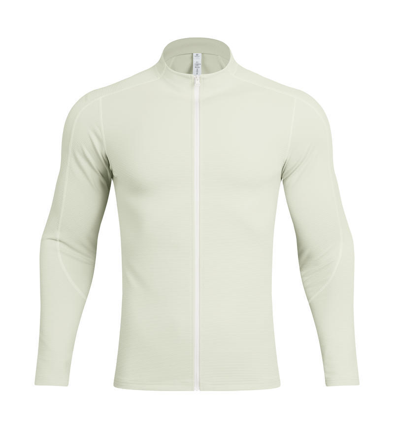 Chaqueta deportiva al aire libre de otoño y invierno para hombres y mujeres, chaqueta de secado rápido transpirable con cuello de vello, ropa de ejercicio de mangas largas para montar en bicicleta