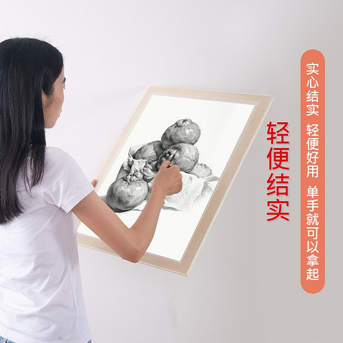 8k4 open sketch board handle wooden hollow solid mahogany edge sketch sketch studio art drawing board