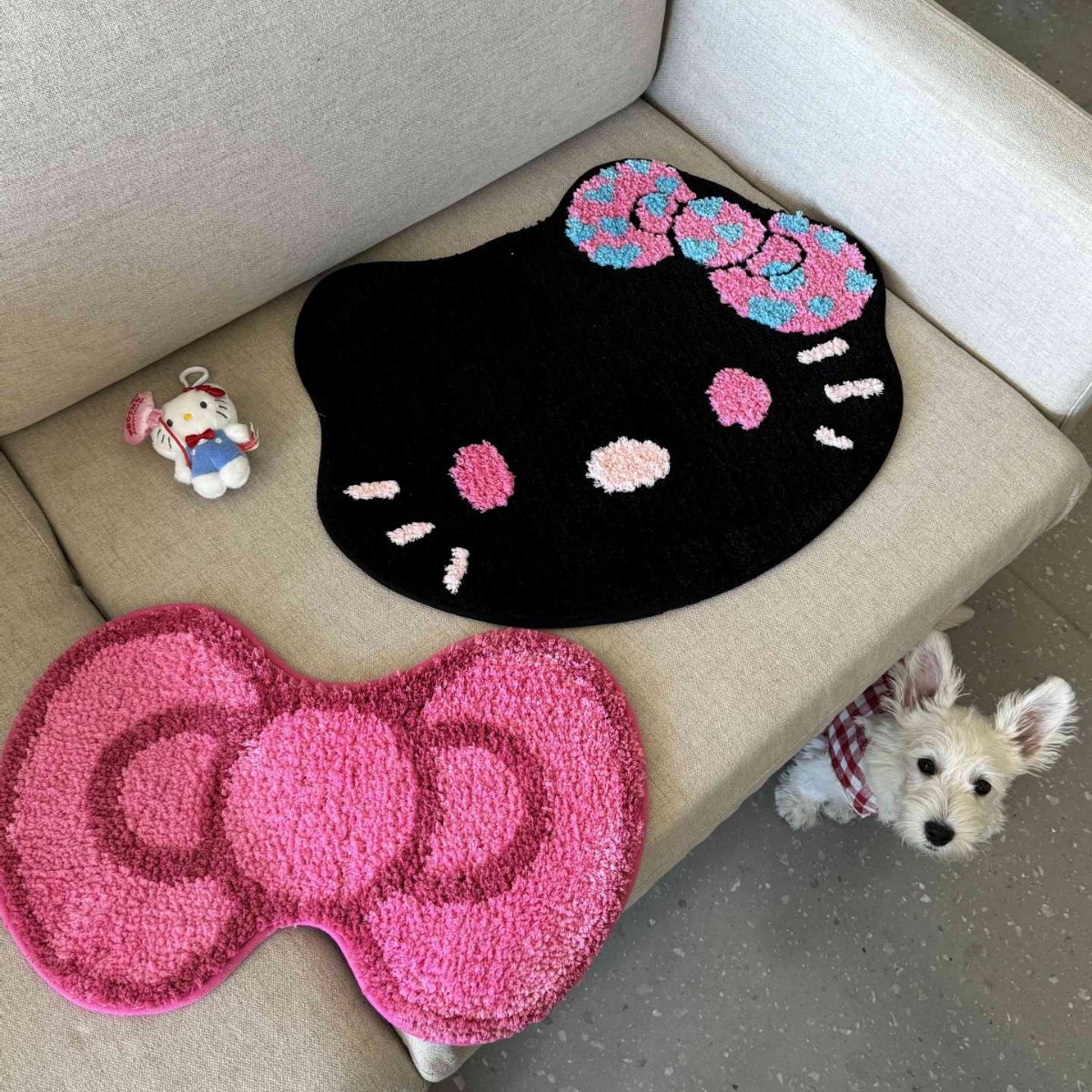 Cartoon Flocked Floor Mats, Household Bathroom Floor Mats, Bathroom Door Absorbent, Non-Slip and Stain-Resistant Floor Mats, Drop Shipping