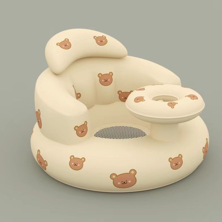 New Baby Learning Chair Baby Inflatable Sofa Foldable Chair Dining Table Chair Home Feeding