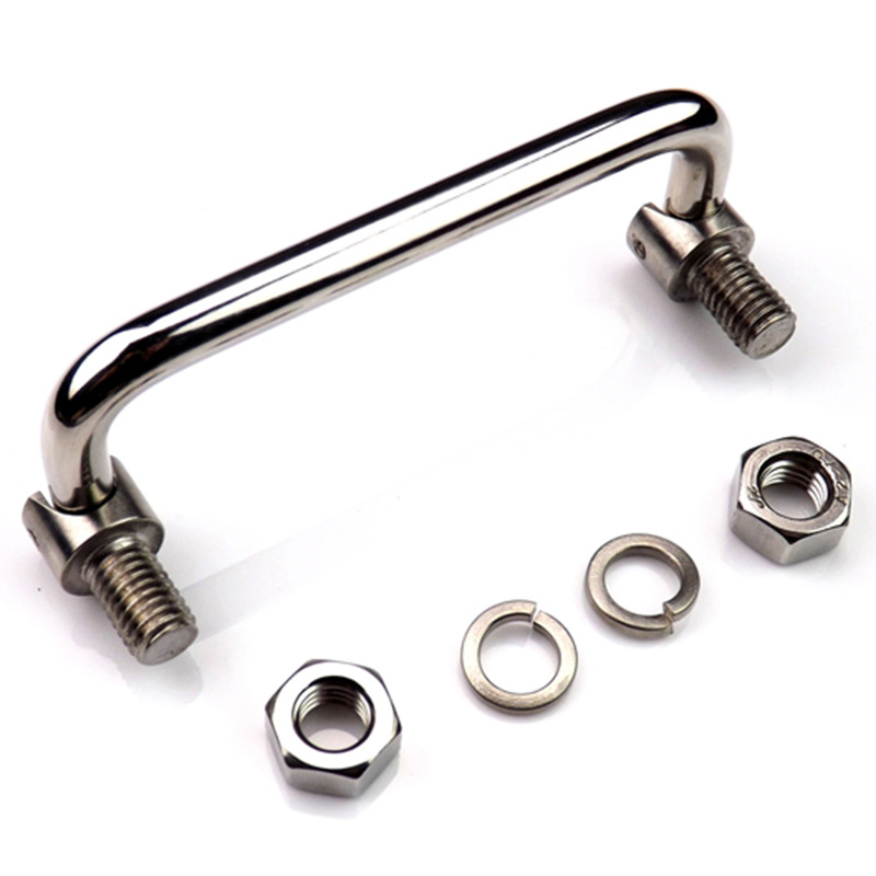 304 stainless steel swivel handle, folding handle, toolbox spring handle, industrial cabinet handle LS506