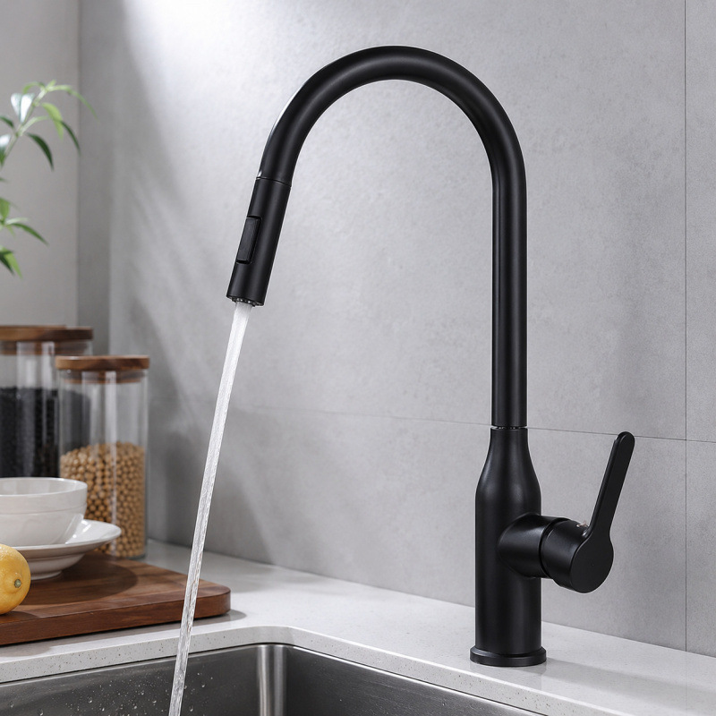 Kitchen faucet with hot and cold water, sink faucet with pull-out spout, multifunctional pull-out faucet for kitchen sinks, cross-border Kitchen faucet with hot and cold water, sink faucet with pull-out spout, multifunctional pull-out faucet for kitchen sinks, cross-border