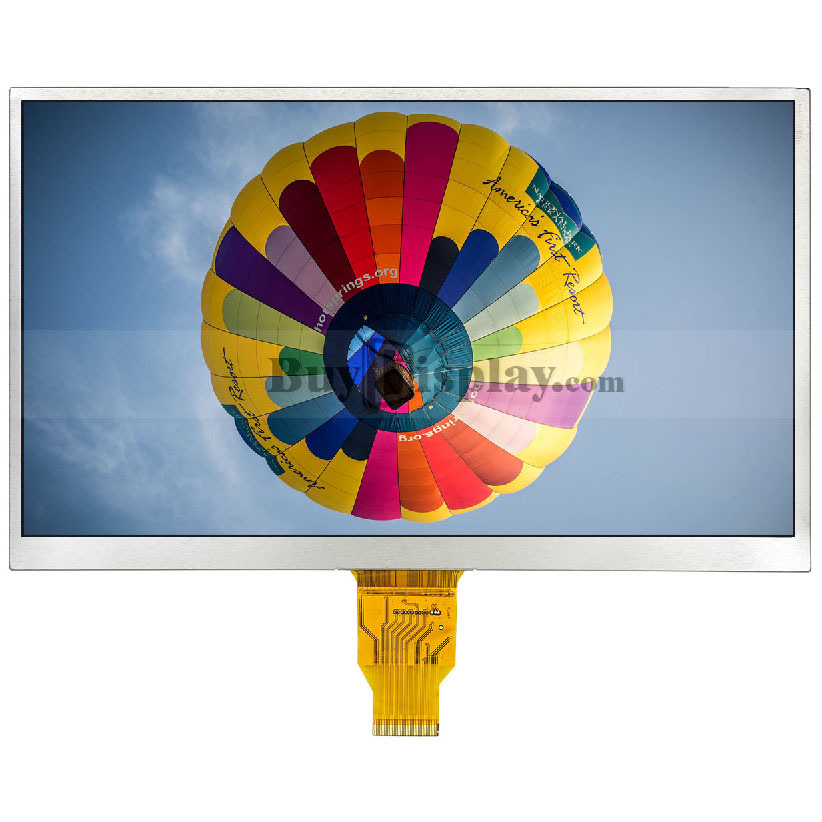 10.1寸LVDS接口的TFT彩色液晶显示屏1024x600点阵彩屏/可配触摸屏