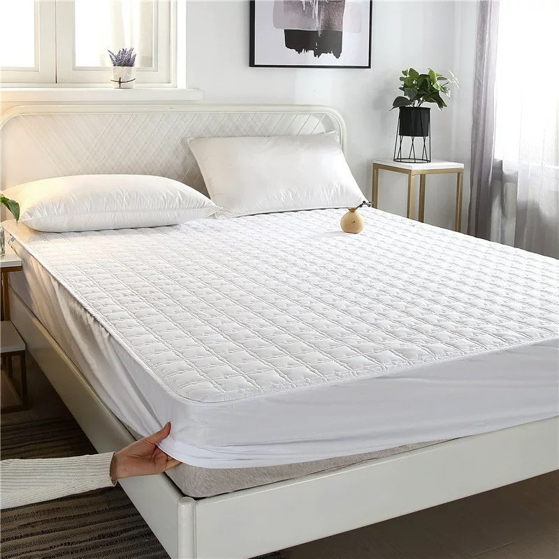 Cotton quilted sheet, bedspread, non-slip protective case, mattress, increased thickness, 1.8m