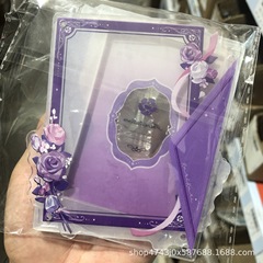 愛の招待谷美アクリルカードホルダー厚みのあるインスタイル高価値 3inch 小さなカード収納ボックス装飾ディスプレイスタンド