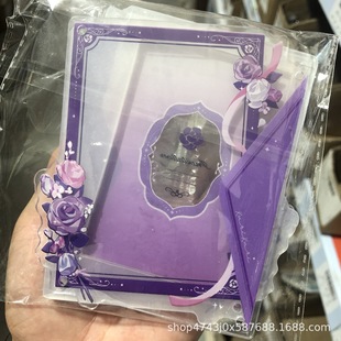 Acrylic Card Holder Thickened Ins Style High-Quality 3inch Small Card Storage Frame Decorative Display Stand