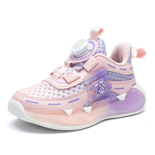 Bestselling Kids' Shoes 6-12 Button Fashion Breathable Mesh Shoes for Big Kids Girls Sports Shoes Running Shoes
