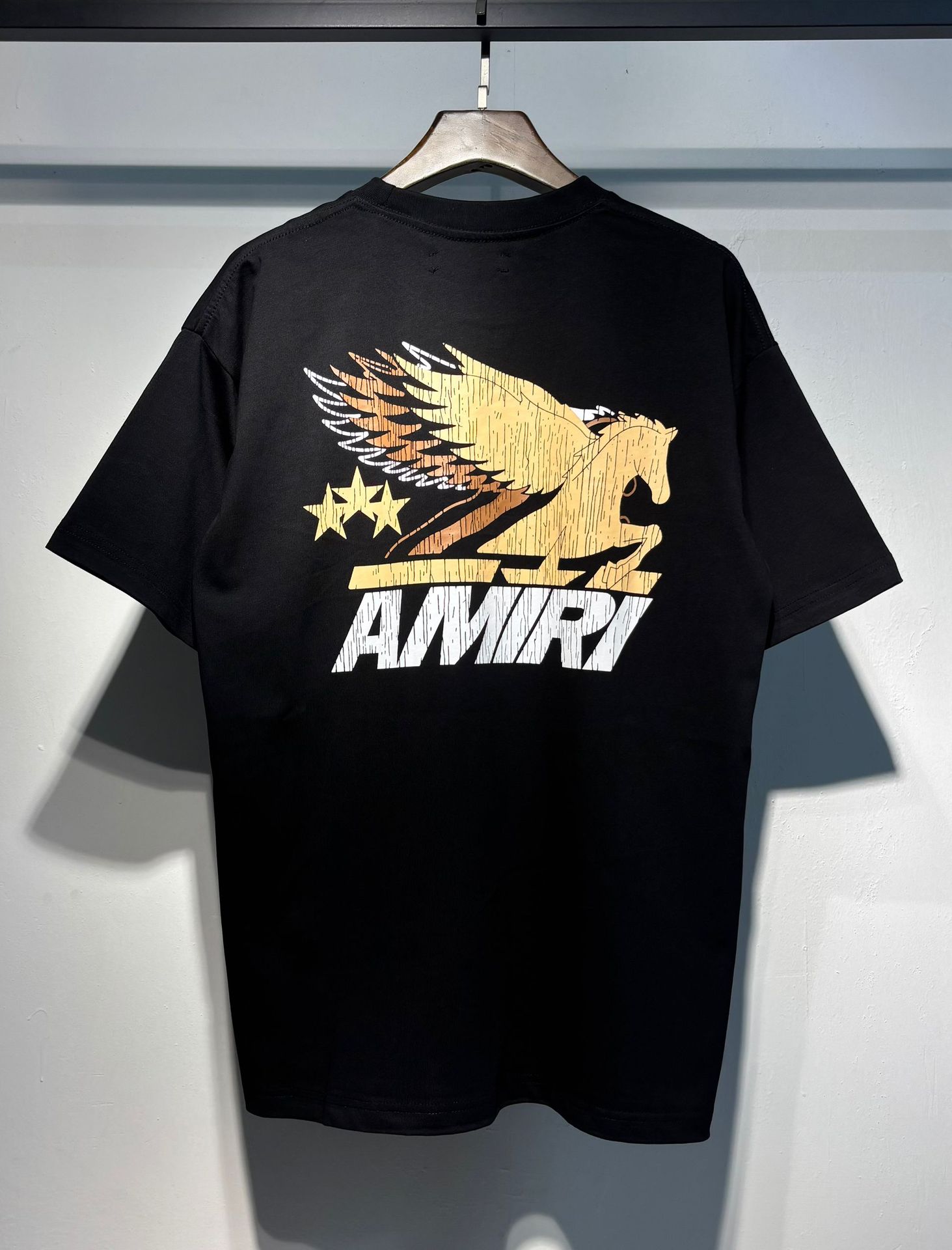 Verano nueva camiseta de manga corta impresa de letras suelta marca de moda hombre camiseta casual de media manga mujer