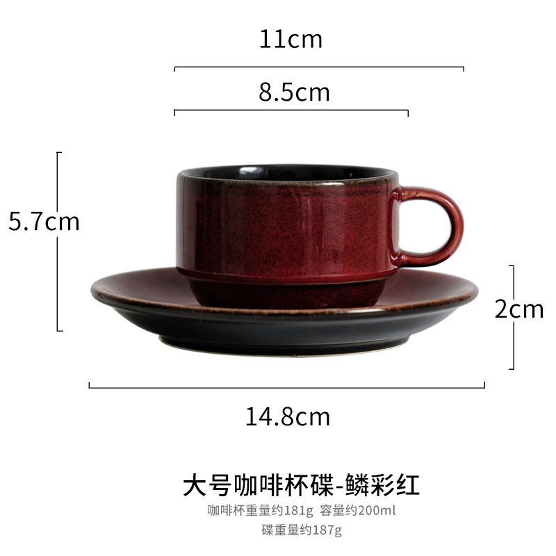 Transfronterizos LICANG tazas de café de cerámica europea creativas de tazas de desayuno caseras tazas de café de oficina