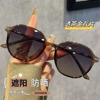 2026新款偏光太阳镜女茶色墨镜女款小脸偏光防紫外线高级感太阳镜