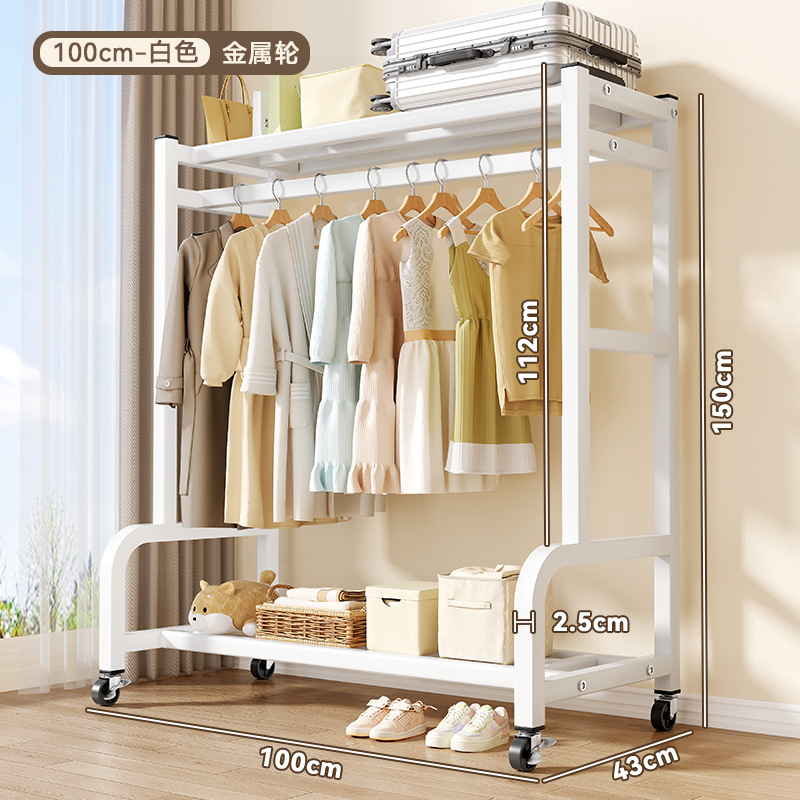 [화이트 100cm] 상단 수납 + 내하중 롤러