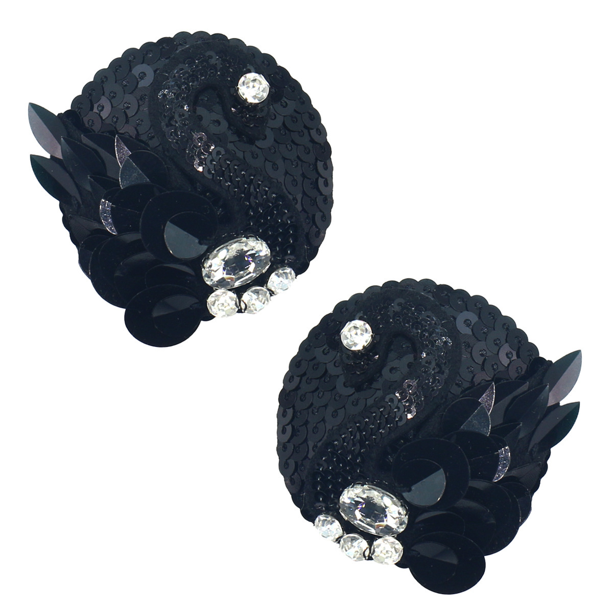 검은 바탕에 검은 백조