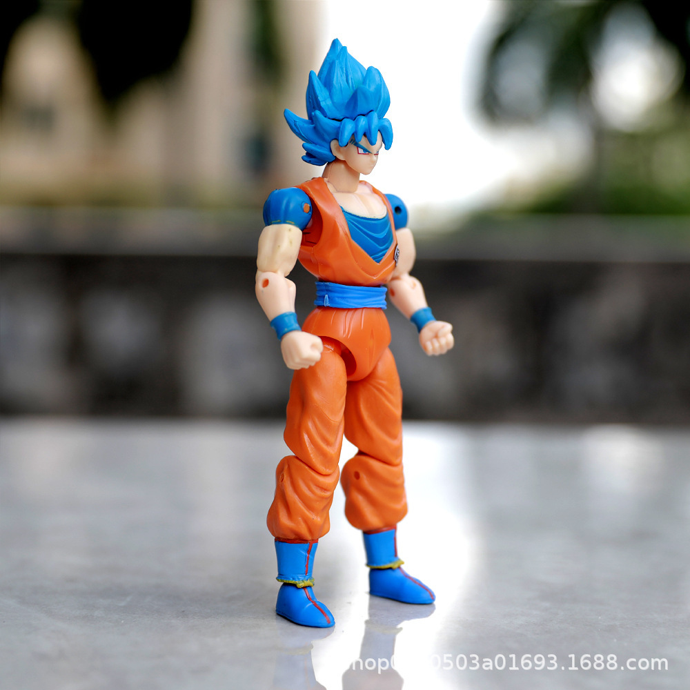 Dragon Ball adornos hechos a mano venta al por mayor Dragon Ball conjunto móvil adornos hechos a mano Vegeta Super Four Wu