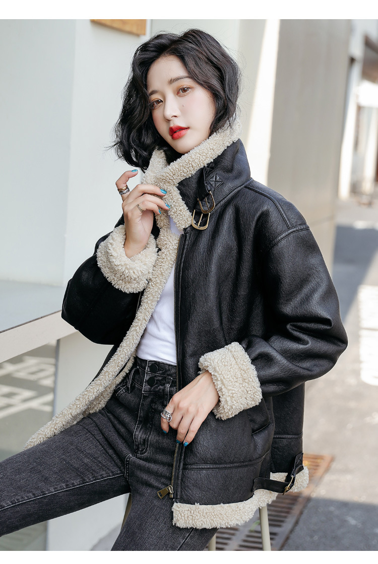 D3616 2580K ÁO KHOÁC NỮ HEFTDTH MÙA XUÂN THU ĐÔNG PHỤC CỔ CỔ ĐIỂN DÀY ẤM THỜI TRANG NỮ G06 SẢN PHẨM MỚI