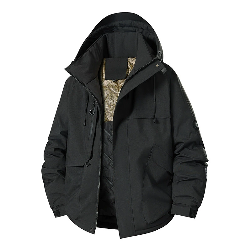 Осенне-зимняя мужская куртка с хлопковой подкладкой из графена, свободная утолщенная теплая куртка для альпинизма больших размеров для женщин.