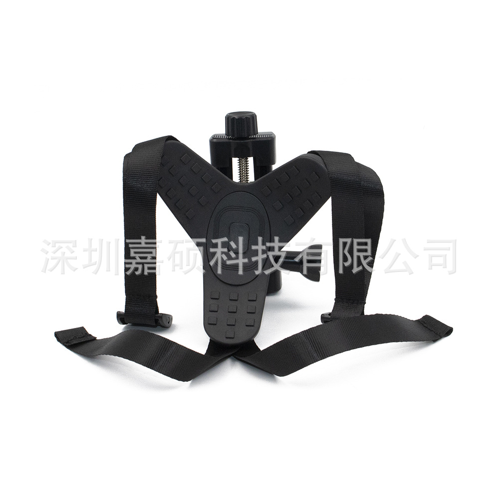 Soporte de barbilla para casco de motocicleta adaptador de teléfono móvil y cámara GoPro fijación segura