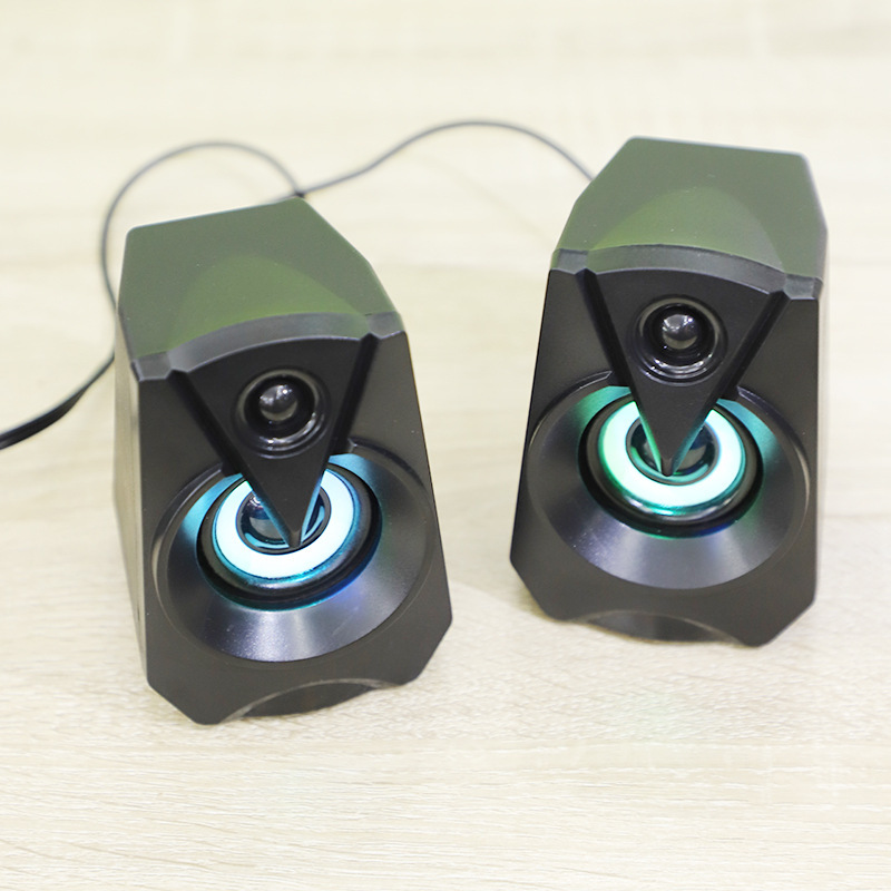 カスタムusbインターフェイスマルチメディアコンピュータスピーカーデスクトップ家庭用デスクトップ有線サブウーファーコンピュータbluetoothオーディオ|undefined