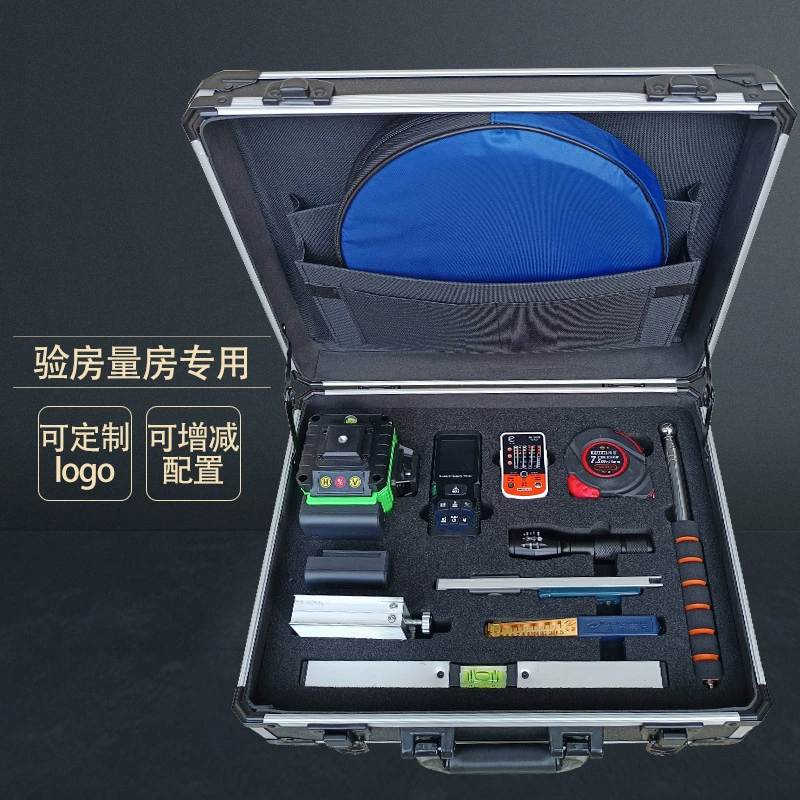 Осмотр украшения ящик для инструментов комбинированный инструмент костюм дизайнер измерительная комната специальная коробка инженерный надзор контроль качества коробка линейка