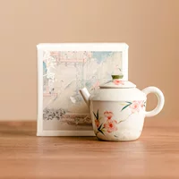 Tea set, small ceramic teapot, hand painting