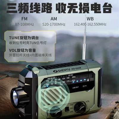 Solar-Powered Rechargeable Flashlight Xln-290 – UV fənərlər