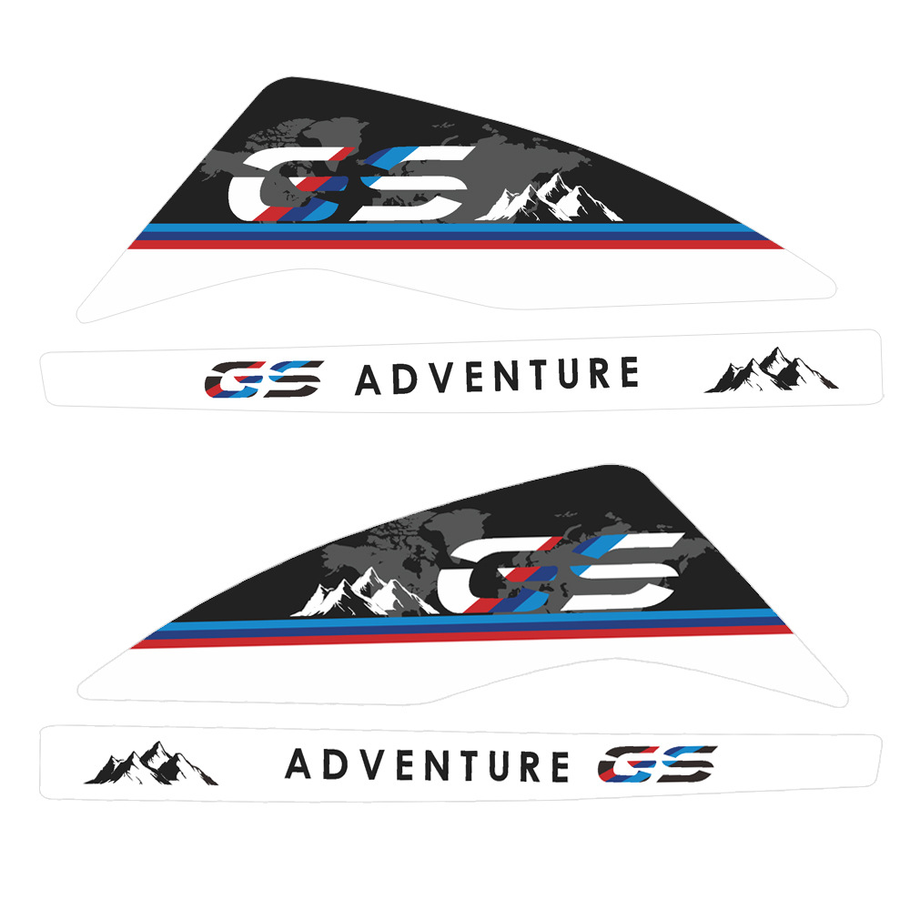 Motocicleta 25 nuevas calcomanías de mano impermeables calcomanías decorativas de protección solar adecuadas para BMW R1200GS 1250GS