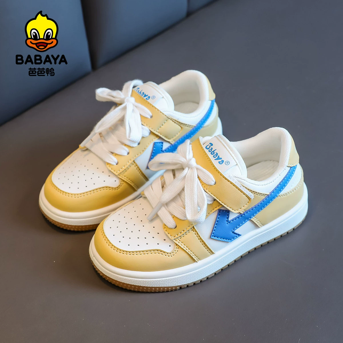 New Barba duck 50363 Genuine children's shoes casual solid color sports ventilation versatile student forest shoes