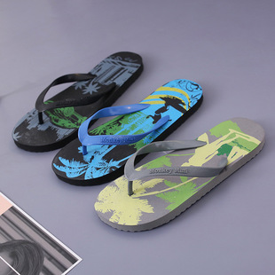 2022 spring and summer new live flip-flops men's sports outdoor leisure beach slippers men's slippers wholesale custom
