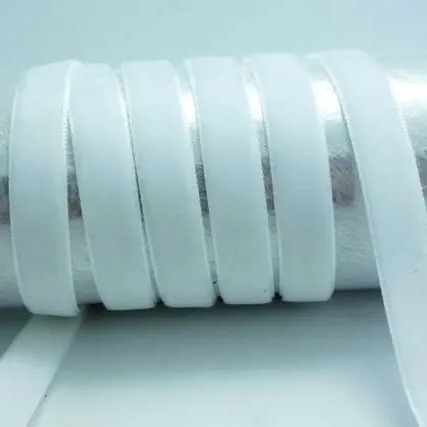 1cm unilateral cinta de terciopelo cinta de terciopelo multi-tamaño cinta de terciopelo ropa de tocado material de decoración