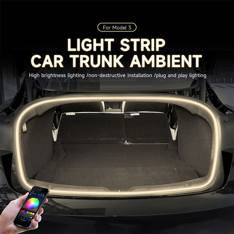 In-Stock Suitable for the Updated Model 3/Y Front Trunk Light, Model 3/Y Trunk Light, Tail Light, Car Ambient Light