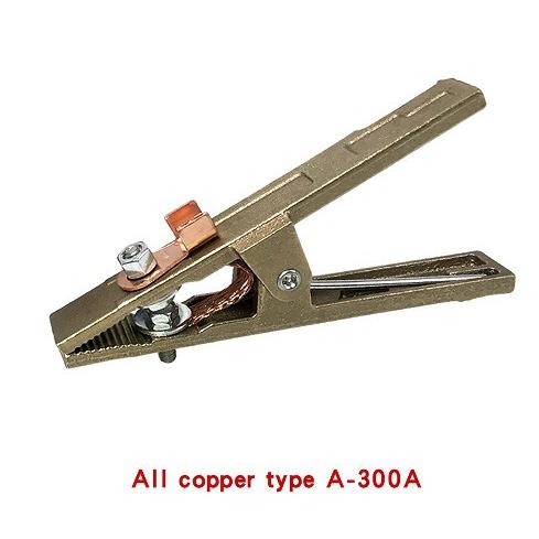 纯铜A字型接地夹电焊机二保焊焊夹500搭铁线夹300A800A全铜地线夹