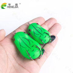HENGJIA Hengjia Fishing Gear Luya Sequins Double Hook Thunder Frog Wholesale 6 Color Frog Bait 8g14G Soft Bait Egg Frog