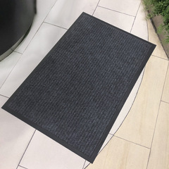 妍薇地マットドアカーペットキッチン滑り止め足マット戸除塵マット玄関掃除ドアマット二重縞