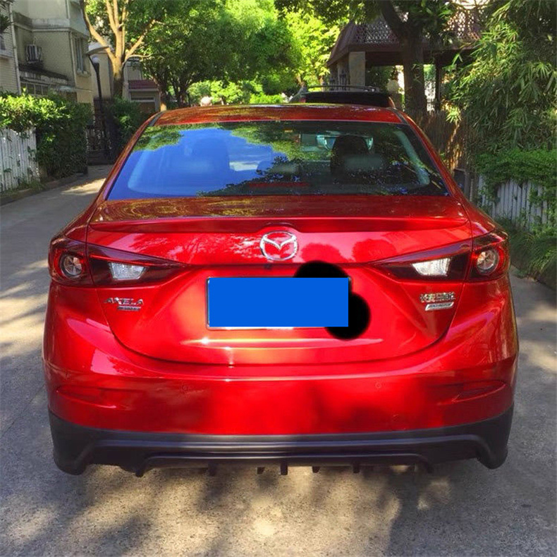 Suitable for 14-18 Mazda 3 Axela Body Kit Modification Parts, Including Front Spoiler, Side Skirts, and Rear Lip, Wholesale