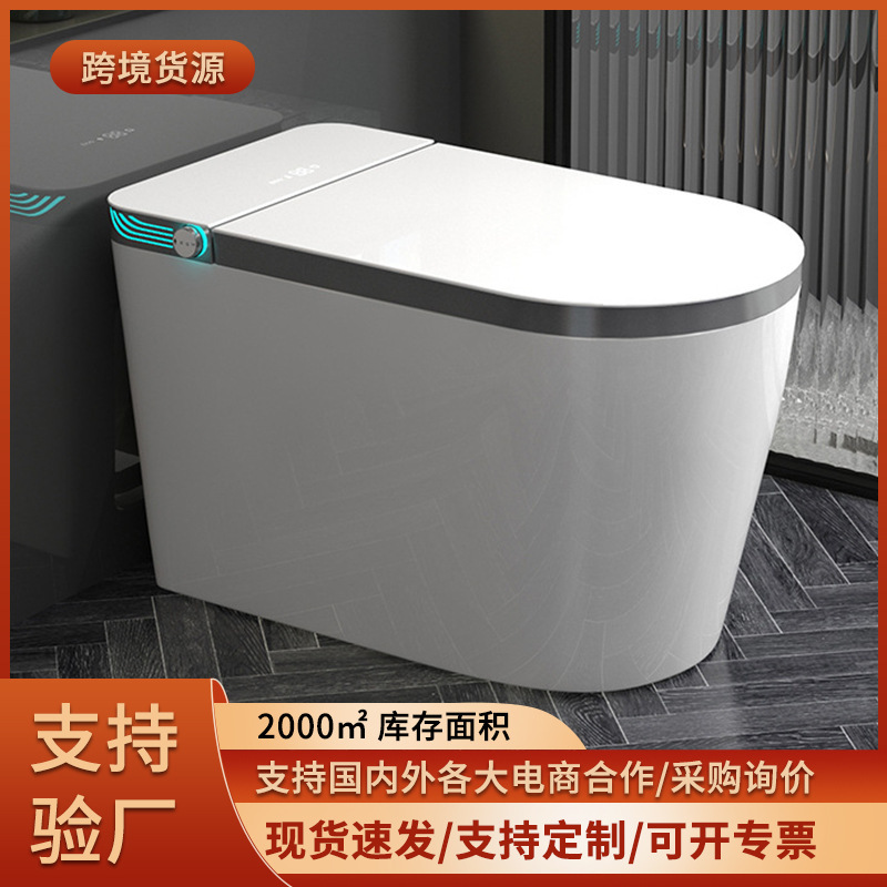 Engineering Model Light Smart Toilet, Electric All-In-One for Small Apartments with Water Tank, Foam Shield, Fully Automatic Smart Toilet