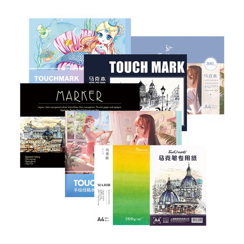 Touchmark Art School Marker Set, Sketchbook, Watercolor Pens, Marker Pad, Marker Paper