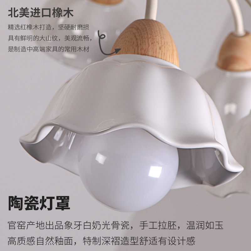 Lámpara de la sala de estar simple estilo moderno retro americano lámpara de comedor lámpara de dormitorio francesa lámpara principal Guangdong Zhongshan lámparas