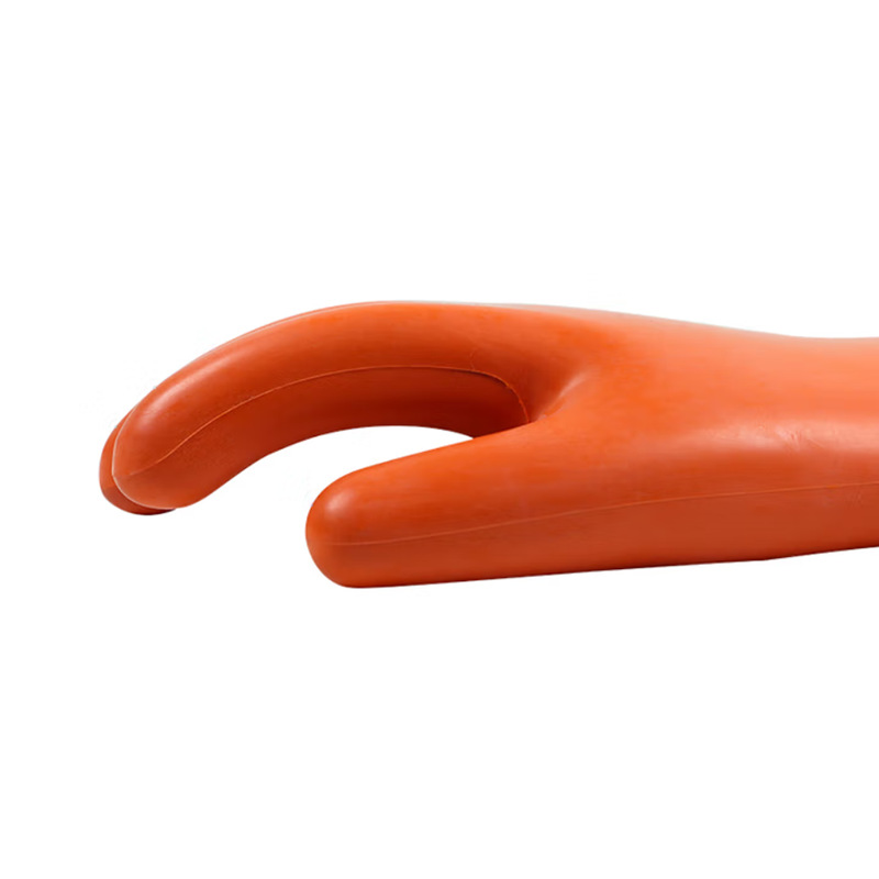 安全牌(AN QUAN PAI)35KV高压绝缘手套电工防触电橡胶手套 S035