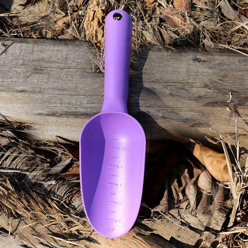 jardín de infantes de plástico engrosado a mano para cultivar vegetales excavar pala para plantar carne doméstica herramienta de plantación de flores de terraza suelta