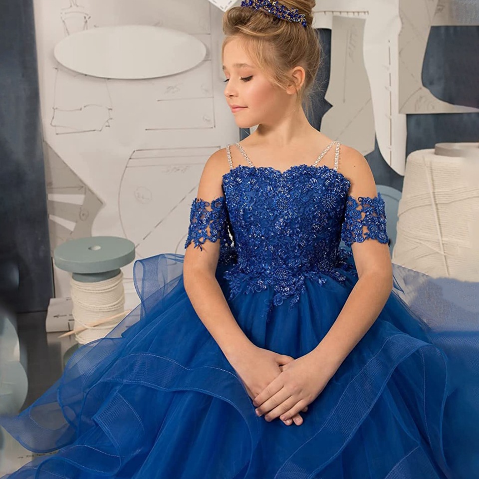 AliExpress Amazon Comercio exterior vestido de noche trailing pettiskirt rendimiento anfitrión cumpleaños piano pasarela modelo boda