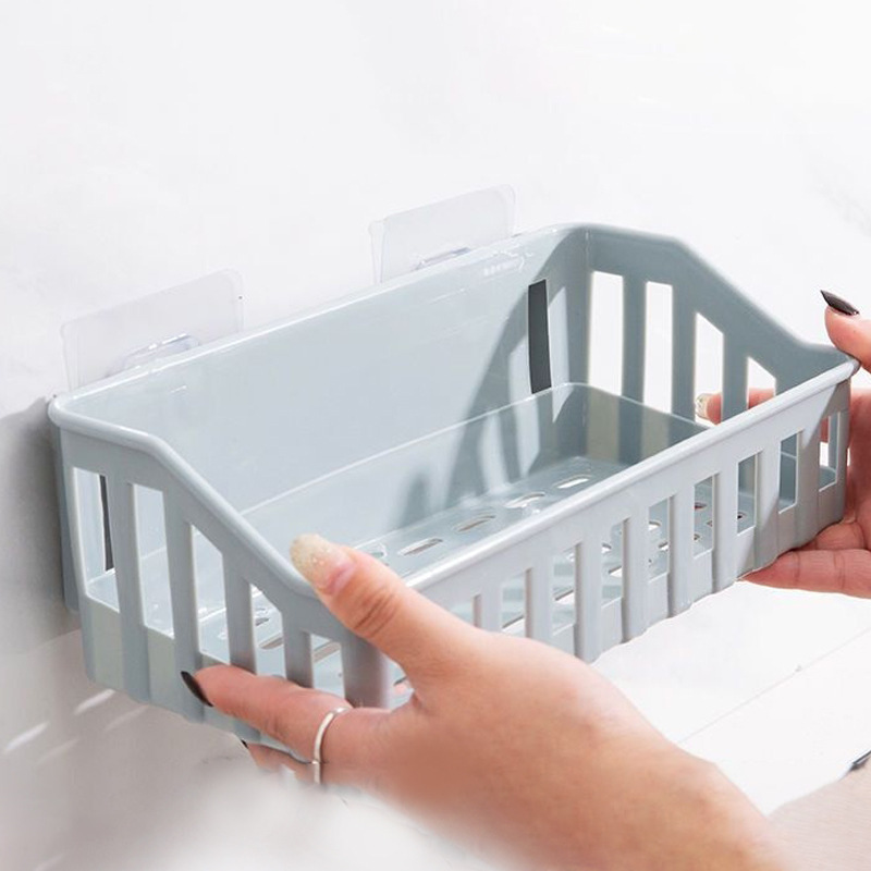 New toilet non-perforated storage rack toiletries wall-mounted thickened wall rack source factory New toilet non-perforated storage rack toiletries wall-mounted thickened wall rack source factory
