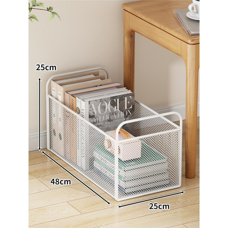 Caja de almacenamiento de libros Cesta de almacenamiento de libros extracurriculares móviles debajo del escritorio Caja de almacenamiento de libros