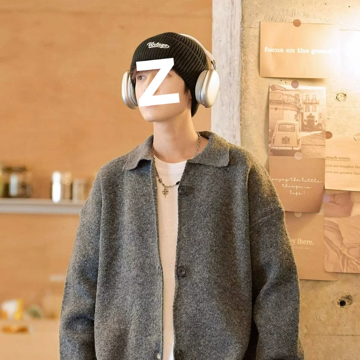 Cardigan, short jacket for leisure, autumn