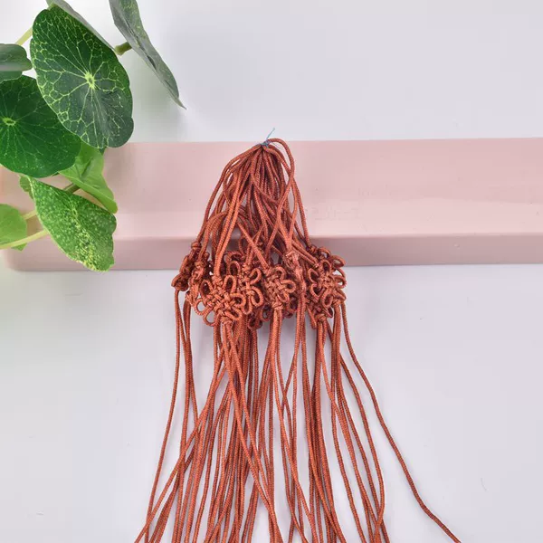 Red coffee color A line square flower 20 pieces
