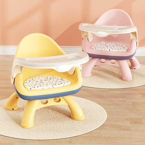 Baby dining table, dining chair, stool, baby child chair, household plastic back seat, calling chair, small bench, multi-functional