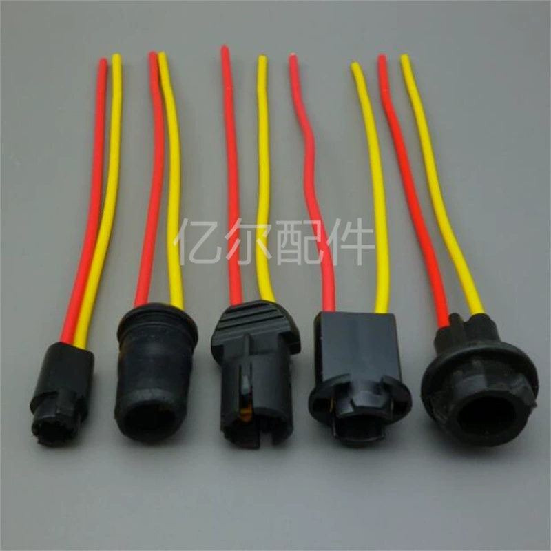 Автомобиль T10 Ширина индикатор держатель лампы заднего хода патрон лампы цоколь T15T15 светодиодный держатель лампы вилка номерного знака держатель лампы