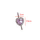 Love Rhinestone Shoe Buckle Bow Decoration Children's Shoes Flower Girl Princess Shoes Bow Jewelry Accessories Sweet Male