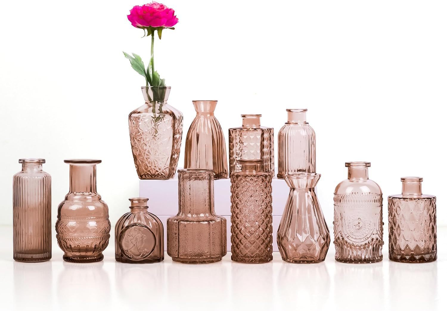 Jarrón creativo con relieve y un toque de alta gama, jarrón de vidrio estilo INS, jarrón para plantas hidropónicas, adorno de alta gama para arreglos florales.