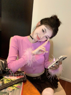�وD HY348# ��о�� ��ɫëëᘿ��_��Ů�����������̿�������