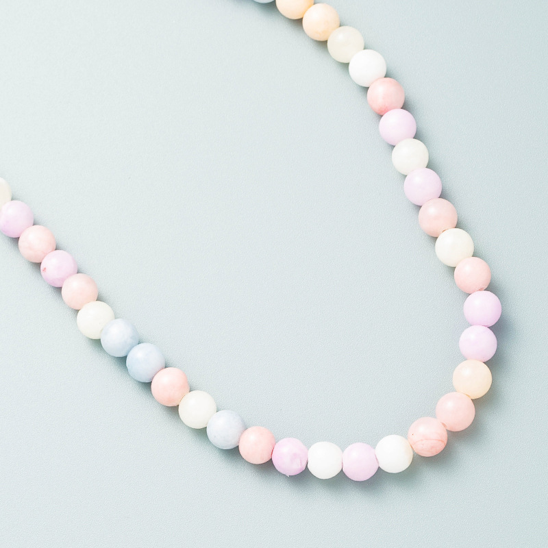 Böhmischen Stil Farbige Perlen Handgemachte Perlenkette Reisperlenkette display picture 6