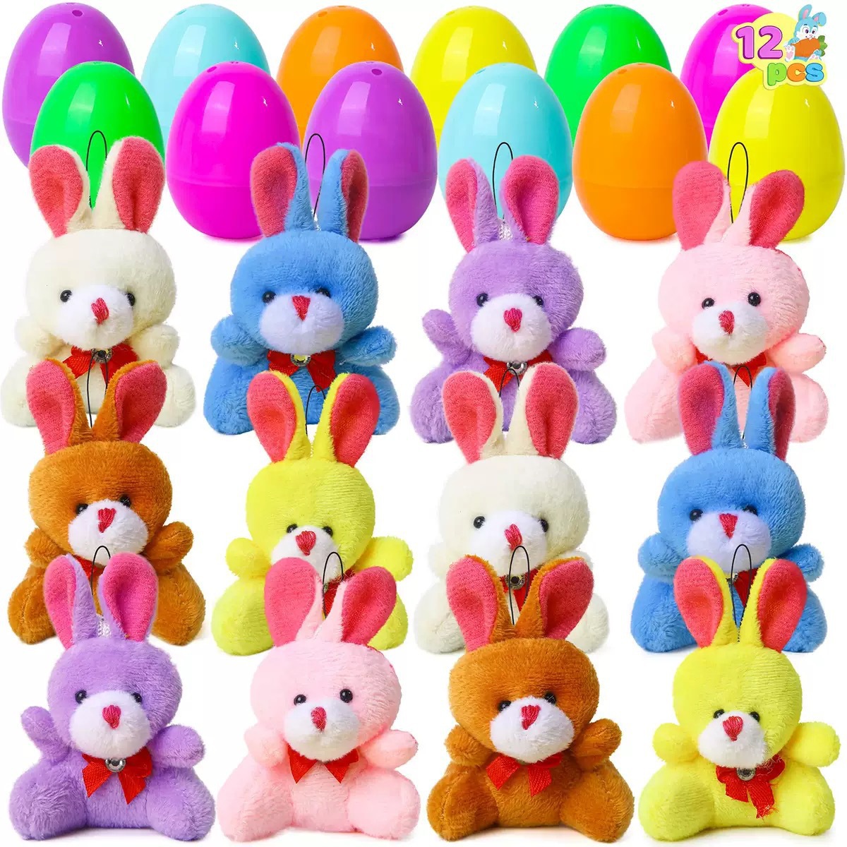 Juguete de Conejo de Peluche para Niños, Regalo de Pascua, Juguete de Cápsula, Huevo de Pascua DIY de Amazon 2026